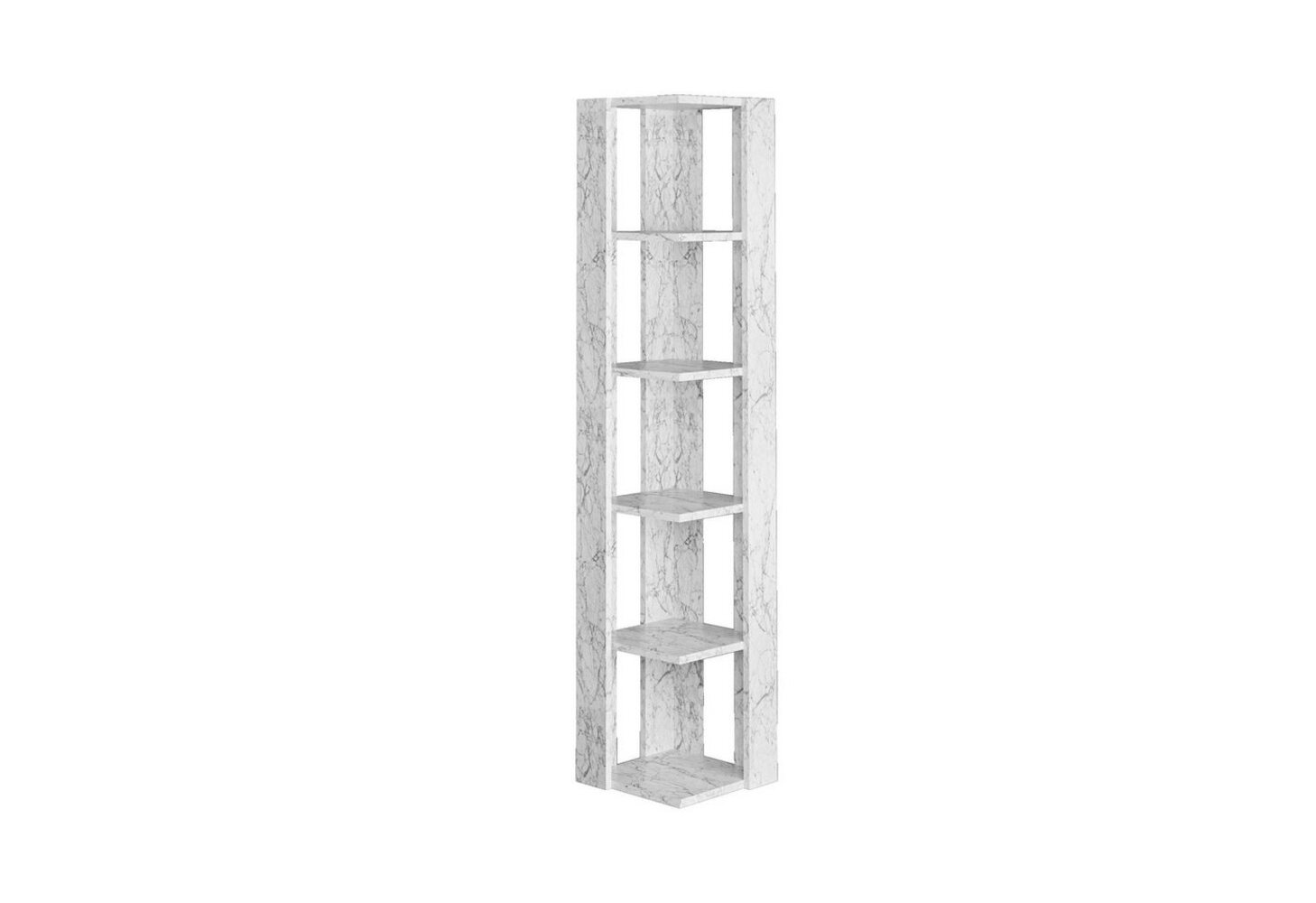 Decortie Eckregal Nati, Eck-Bücherregal, 34 x 34 x 161 cm Bild 1