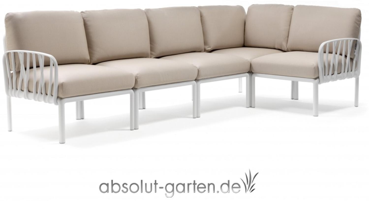 Komodo 5 Loungesofa Kunststoff (Bianco / canvas Sunbrella® *) Bild 1