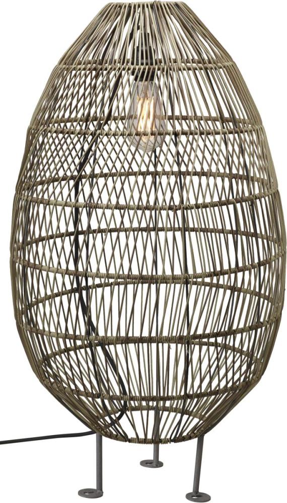 PR Home 64100-2503 Hanoi Outdoor Stehleuchte Polyrattan natur 100cm Bild 1