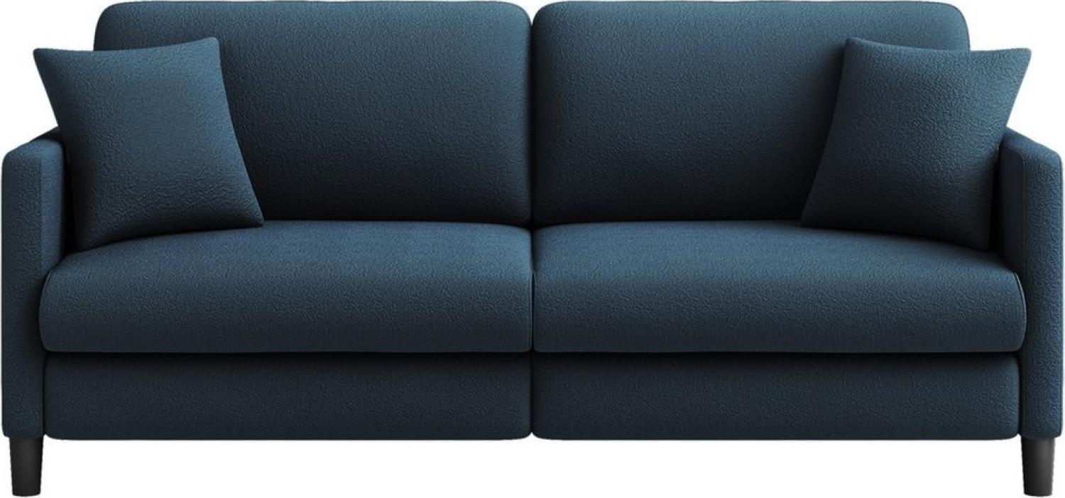 OUNUO Sofa 2-Sitzer Modernes Polstersofa Couch mit 2 Zierkissen 195cm Sofa Bild 1