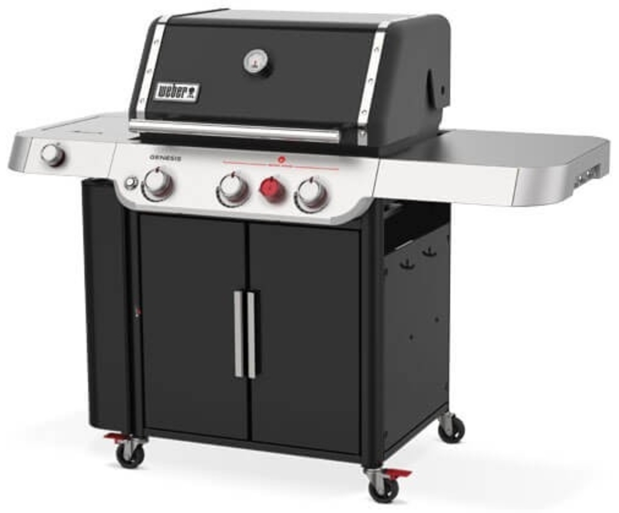 Weber 'Genesis E-335 Ironman' Gasgrill, schwarz, 123 x 68 x 157 cm Bild 1