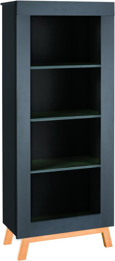 Schardt Miami Black Nature Regal schwarz 165x68x37 cm Bild 1