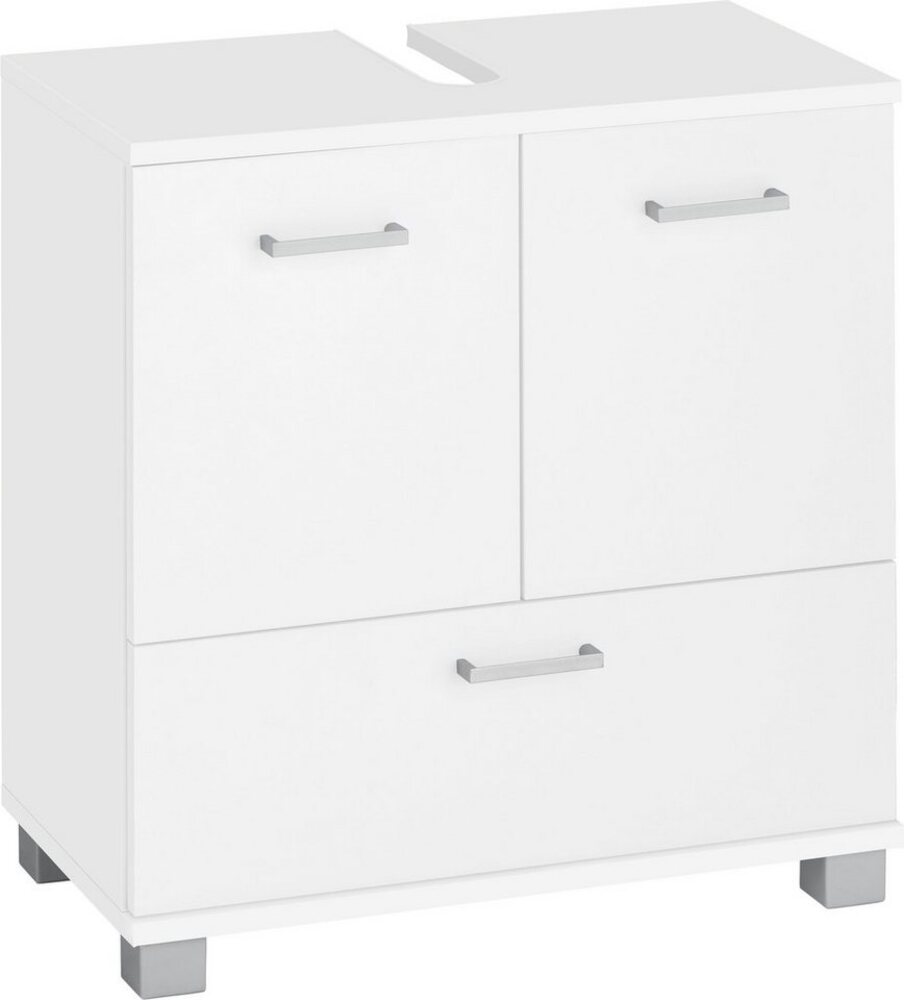 Schildmeyer Waschbeckenunterschrank Mobes, Made in Germany Breite 60 cm, Badschrank Badezimmerschrank WBU Unterschrank Bild 1