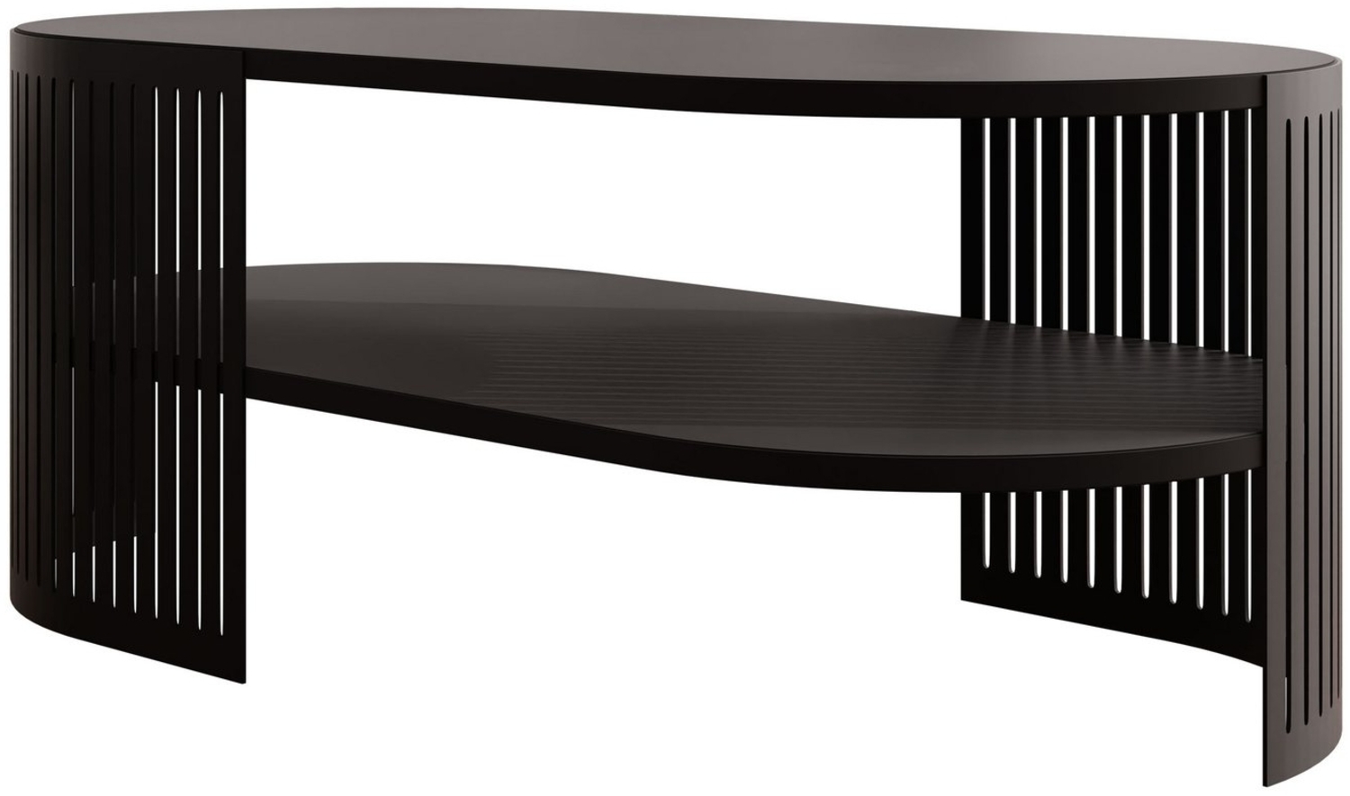 Couchtisch Fahugin Oval II (Farbe: Schwarz / Schwarz Molet) Bild 1