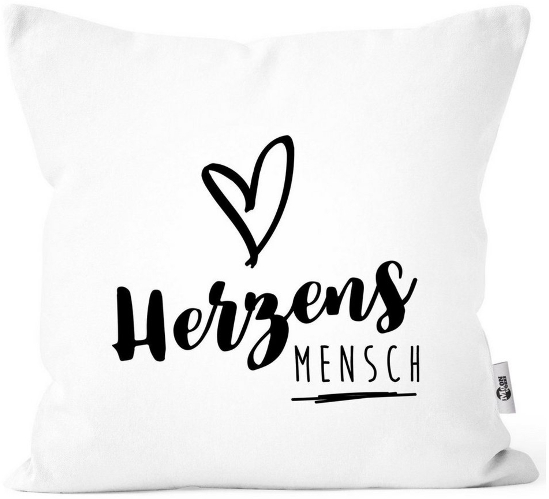 MoonWorks Dekokissen Kissenbezug Herzensmesch Herz Kissenhülle Geschenk Weihnachten Liebe Freundschaft Moonworks® Bild 1