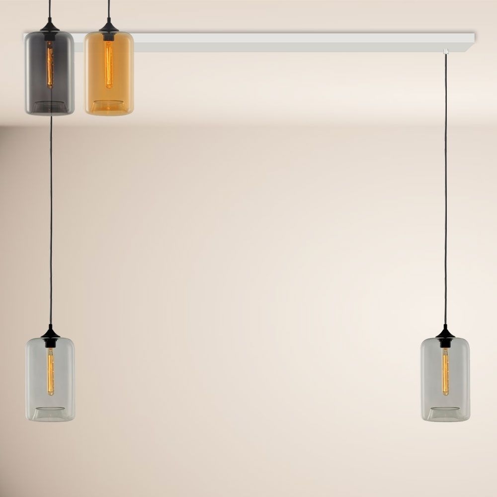 s.luce Cruet Up Esszimmer-Hängelampe 2 bis 5-flammig 160cm Klar Bild 1