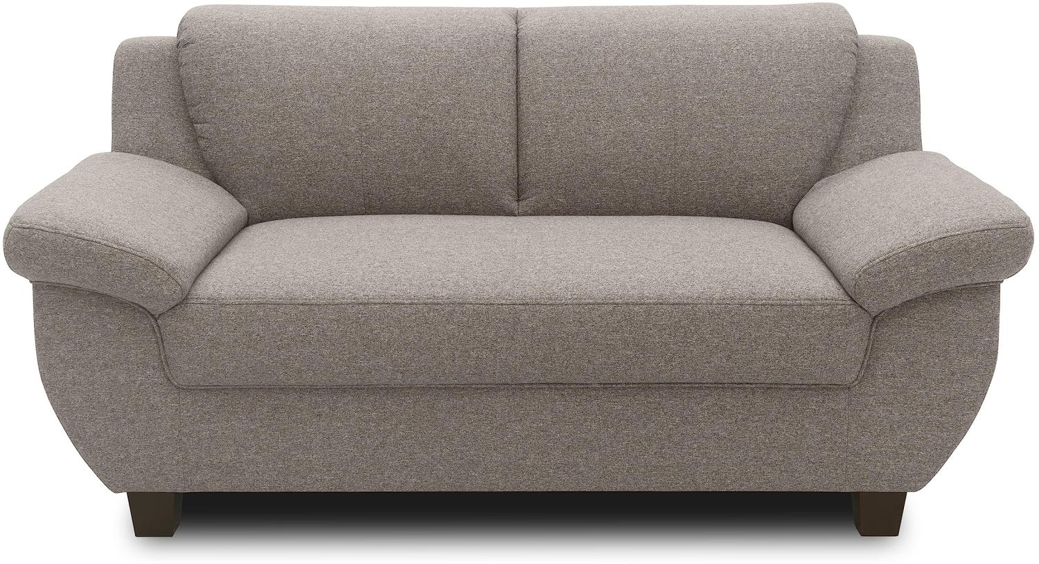 DOMO. collection 2 Sitzer, Sofa, 2er Couch, Garnitur, 3-2-1, Taupe, 159 cm Bild 1