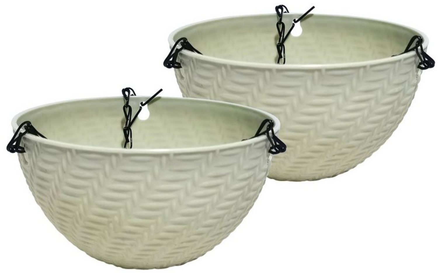 HTI-Living Blumenampel Blumenampel Nessa Pastell 2er-Set (Set, 2 St, 1 Blumenampel), Blumentopf hängend Kunststoff Bild 1