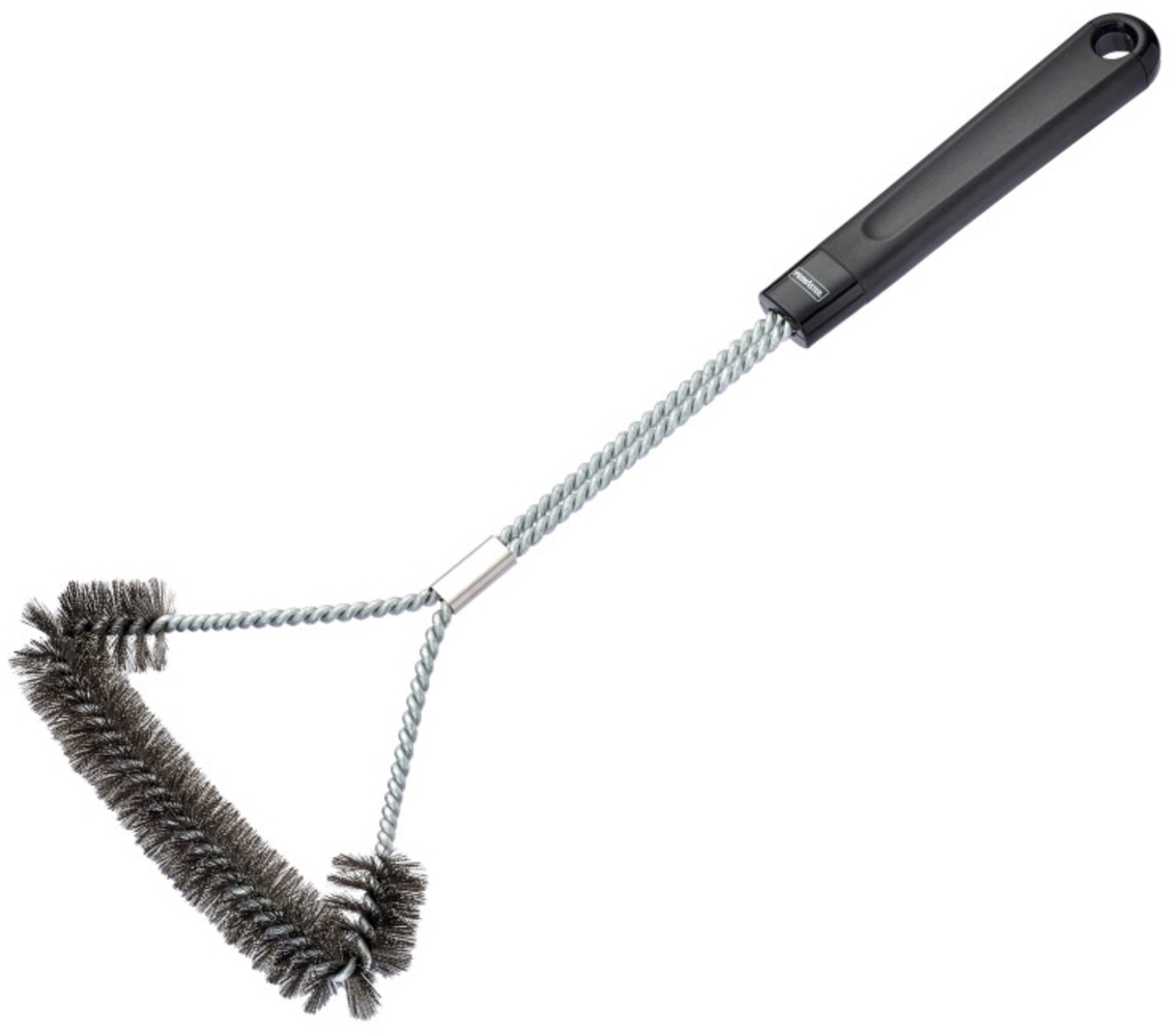 Primaster Grillbürste dreiseitig Stahl 42 cm Bild 1