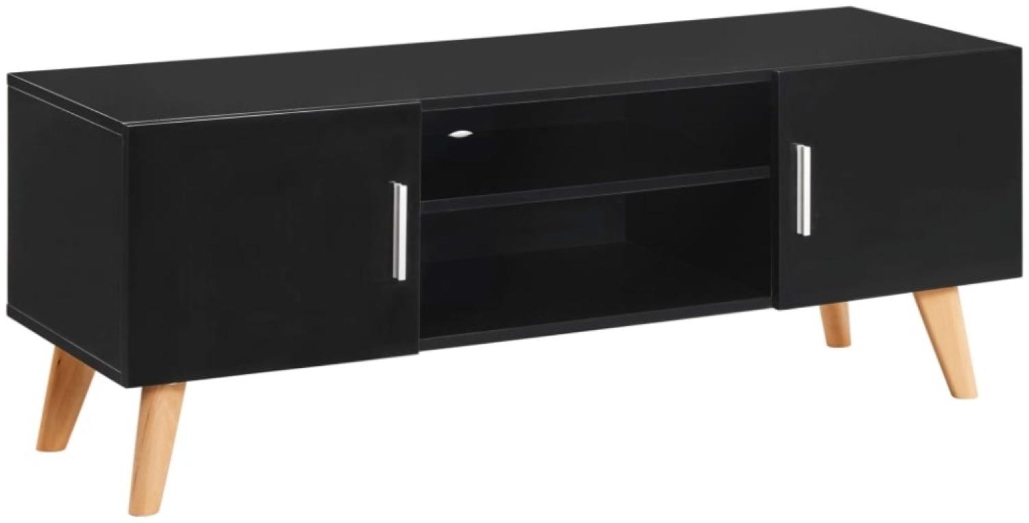 vidaXL TV-Schrank Schwarz 120×40×46 cm MDF 247308 Bild 1