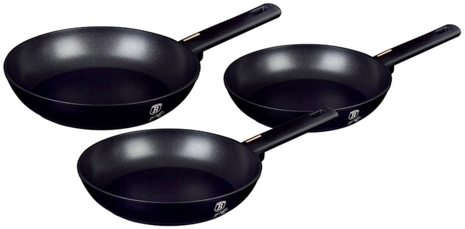 Berlinger Haus Berlinger Haus Set mit 3 Titan-Bratpfannen Monaco BH7095 Bild 1