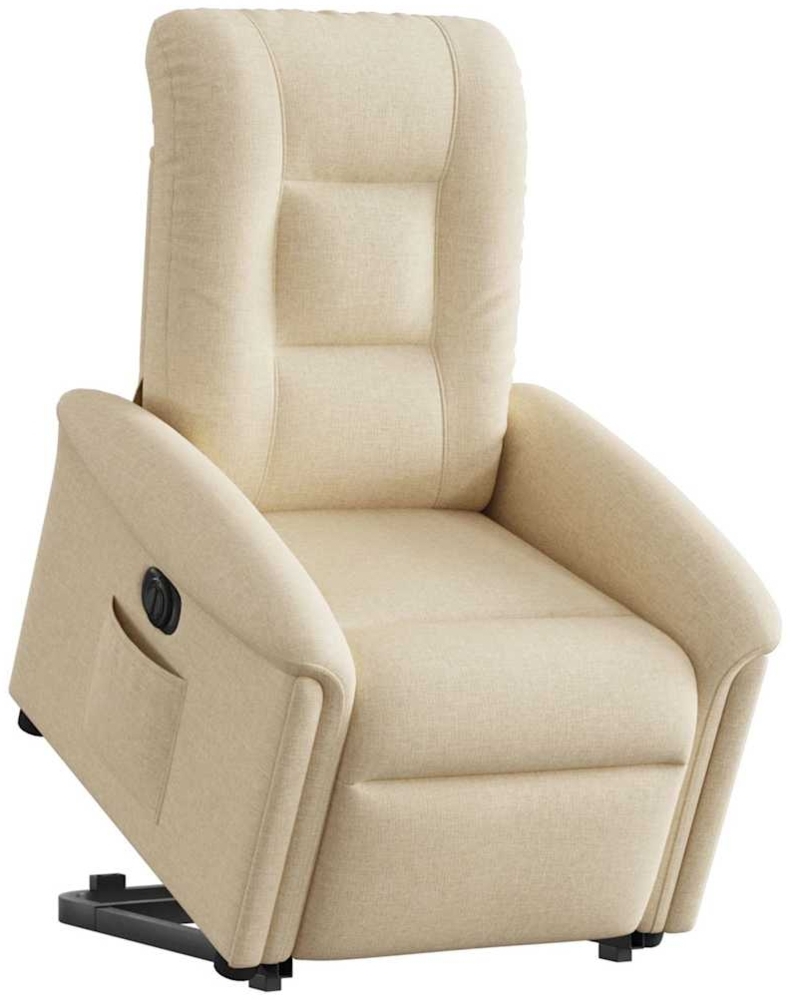 vidaXL Relaxsessel mit Aufstehhilfe Elektrisch Creme Stoff 3303282 Bild 1