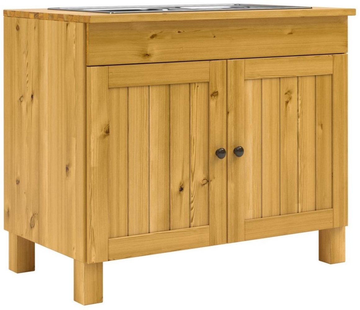 Home affaire Spülenschrank Alby2 Mit Metallgriffen, Breite 100 cm Bild 1