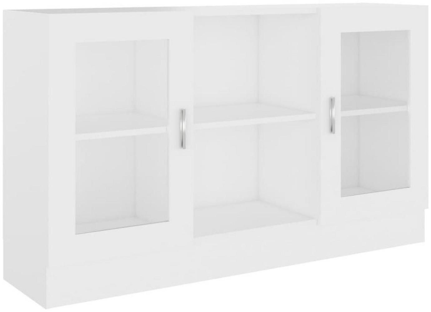 DOTMALL Stauraumvitrine Lagerschrank 120x30,5x70 cm,mit 2 Fächer und 2 Türen Bild 1