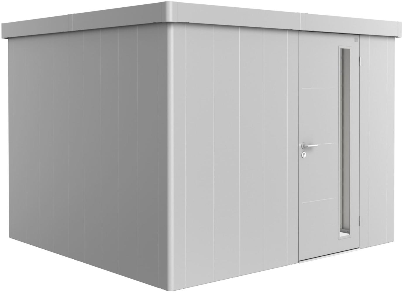 Biohort Gerätehaus Neo, 3C: 292 x 292 x 222 (b x t x h) cm, silber-metallic Bild 1