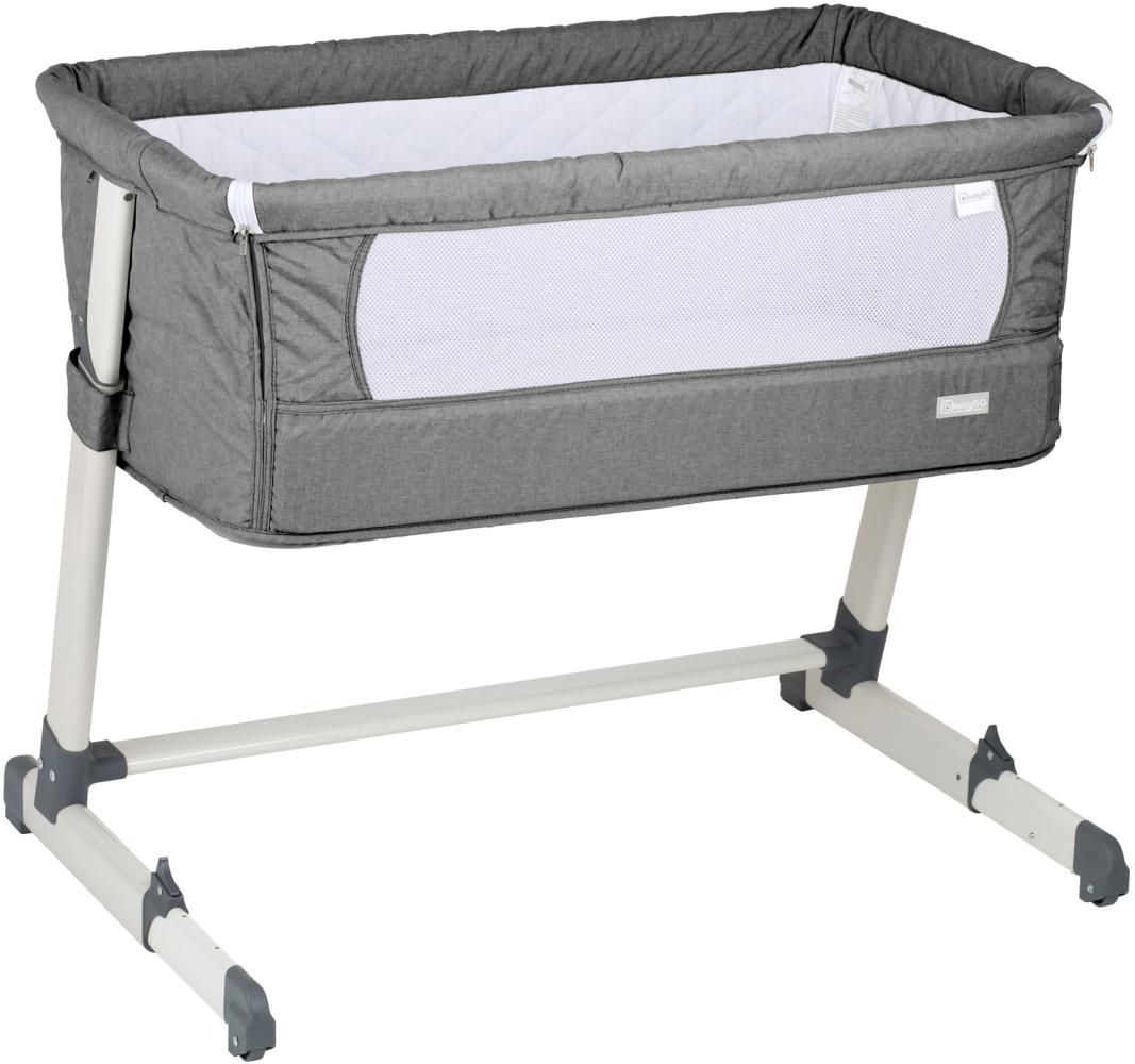 BABYGO 'Together' Beistellbett, grau, 6-fach höhenverstellbar Bild 1