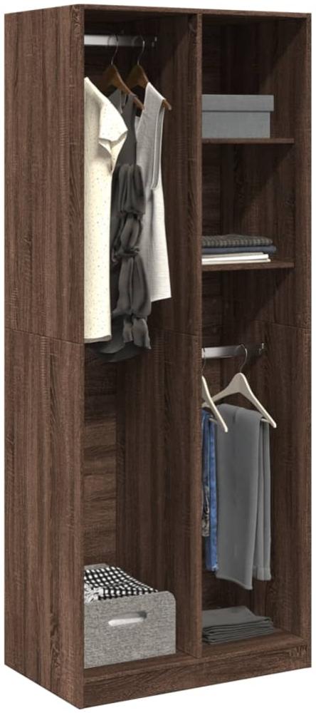 vidaXL Kleiderschrank Braun Eichen-Optik 80x50x200 cm Holzwerkstoff 3307762 Bild 1