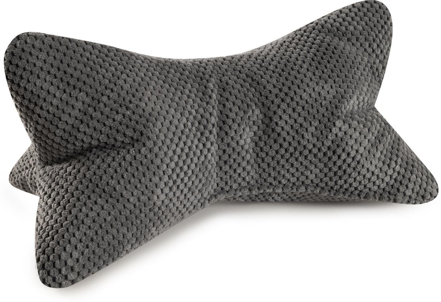 Relax Leseknochen Nackenstütze Multifunktionskissen Comodo 42x22x22 cm grau Bild 1