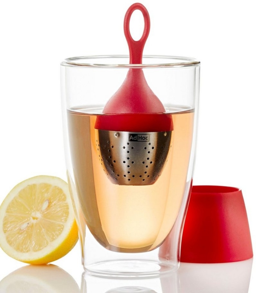 AdHoc Teesieb Schwimmender Teefilter Floatea, Edelstahl, Kunststoff Bild 1