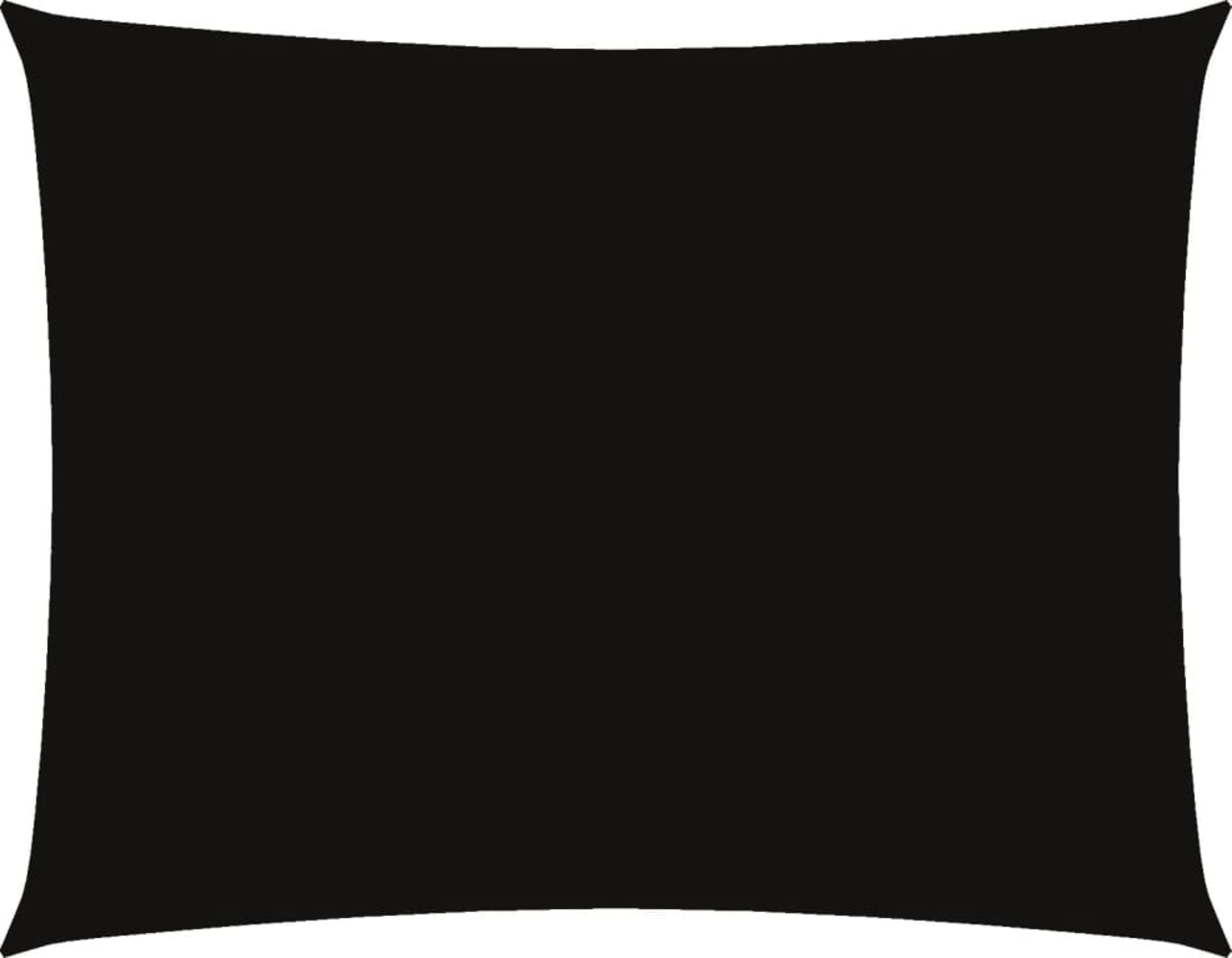 vidaXL Sonnensegel Oxford-Gewebe Rechteckig 6x8 m Schwarz 135773 Bild 1