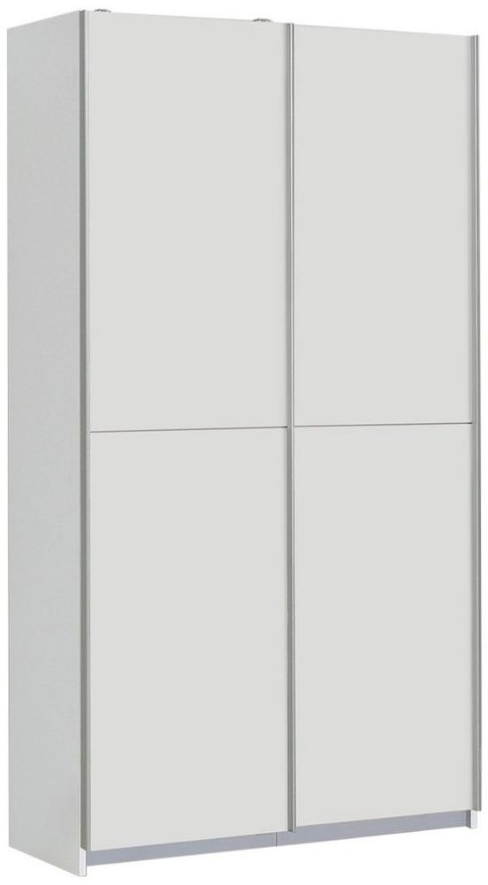 Schwebetürenschrank >Elene< in Weiß - 120x190.5x42cm (BxHxT) Bild 1