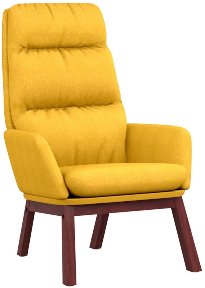 vidaXL Relaxsessel Senfgelb Stoff [341166] Bild 1
