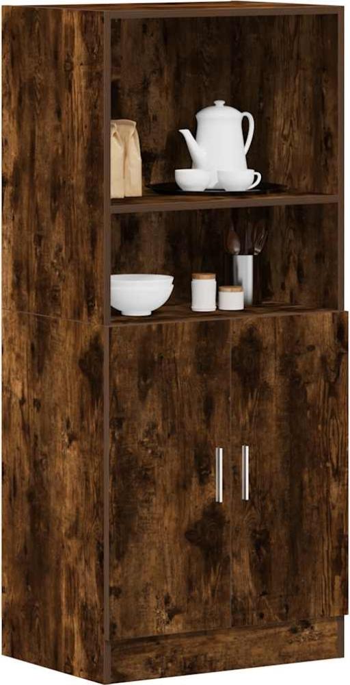 vidaXL Küchenschrank Räuchereiche 57x41,5x131,5 cm Holzwerkstoff 860125 Bild 1