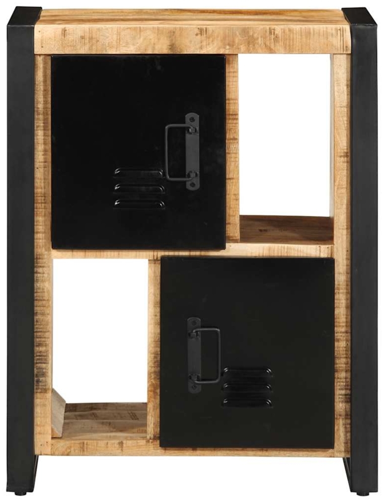 vidaXL Sideboard 55x35x70 cm Raues Mangoholz 4013579 Bild 1