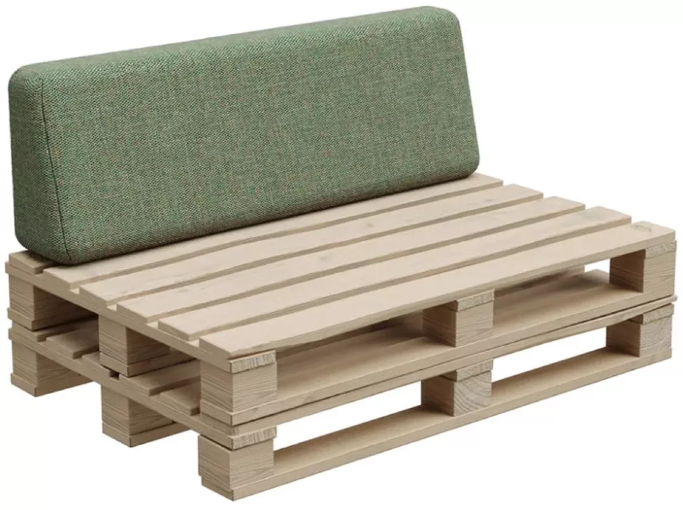 Gutekissen®, Palettenkissen, Palletenpolster, Gartenkissen, Palettenauflagen, Sofa, Kissen, Polster, Auflagen Indoor Outdoor PFBG (Rückenlehne 120x35, Pistazie) Bild 1