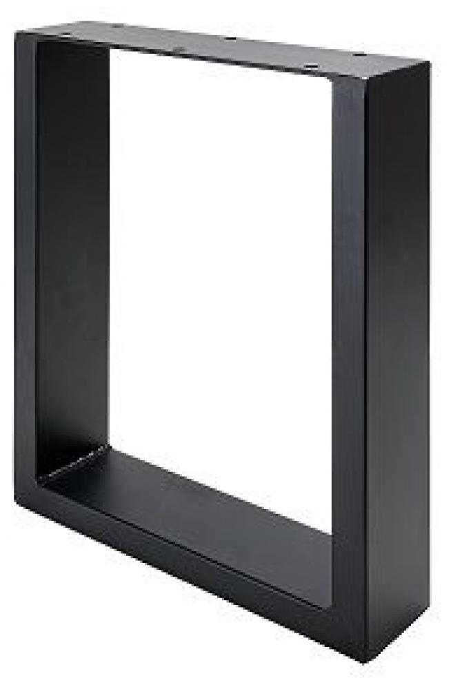 Hettich Bankgestell U 40 x 30 cm Stahl schwarz - 1 Stück Bild 1