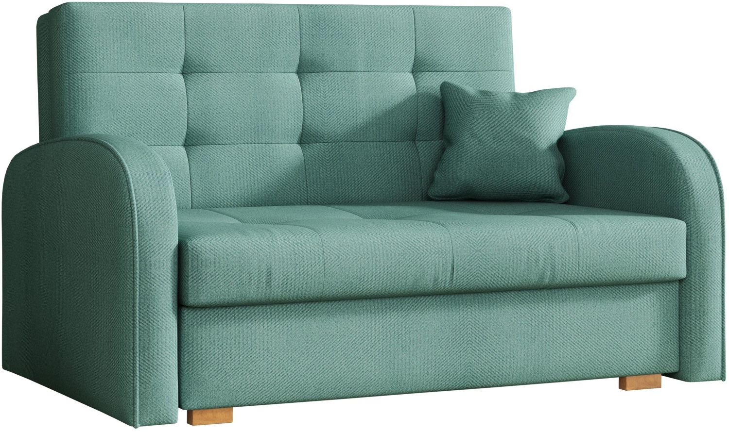 Mirjan24 'Viva Gold II' Schlafsofa, Türkis, 133 x 98 x 85 cm Bild 1