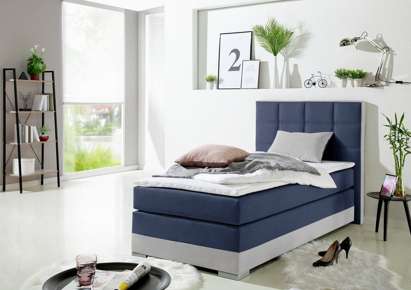 INOSIGN Boxspringbett, inklusive Topper und Wendekissen Bild 1