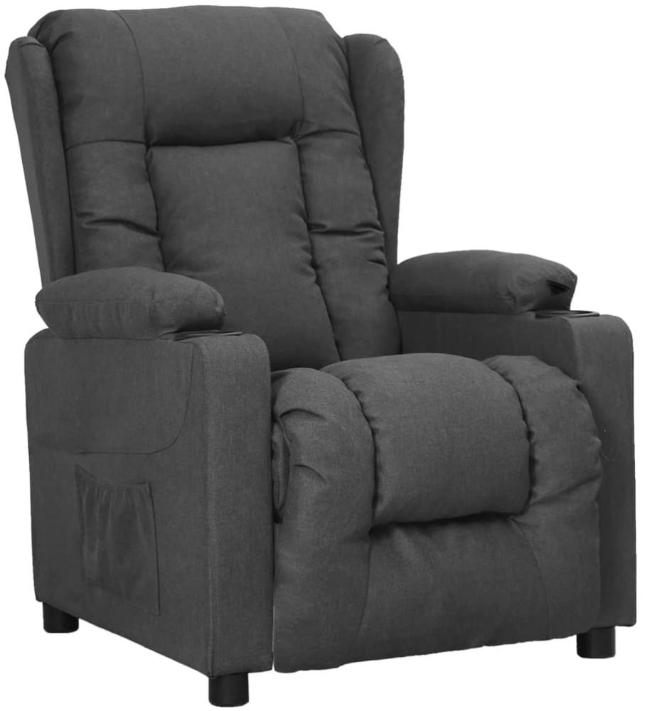 vidaXL Relaxsessel Dunkelgrau Stoff 339049 Bild 1