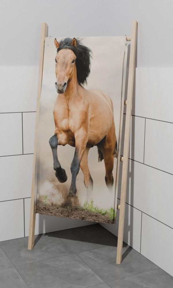 Badetuch Pferd 70 x 140 cm Bild 1