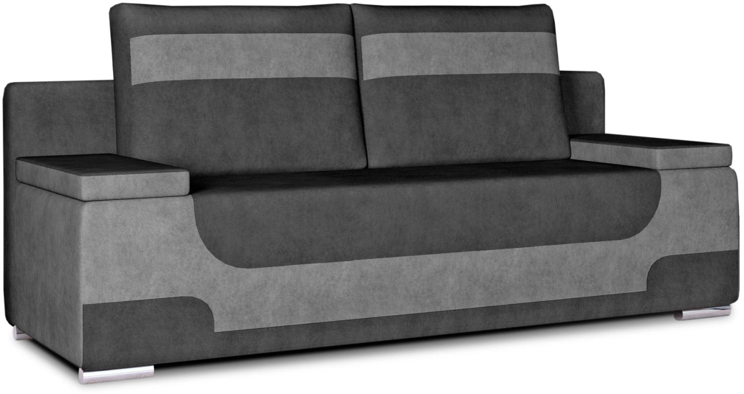 Area, Sofa, Couch, Dunkelgrau Bild 1