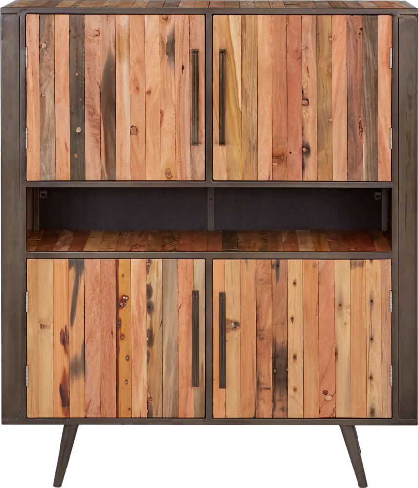 Highboard Nordic mit 4 Türen, 130 cm Bild 1