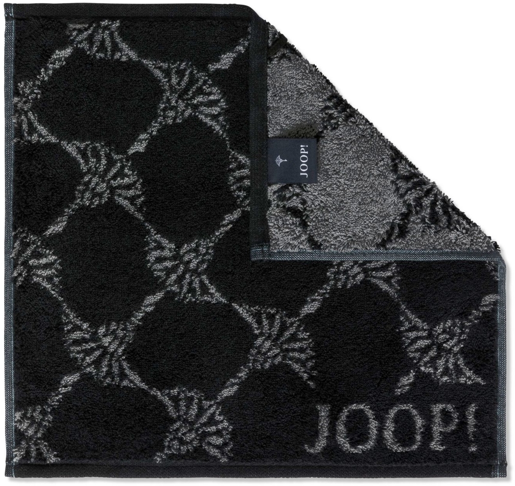 JOOP! Handtücher JOOP! Seiftuch Classic Cornflower 1611, 90 Schwarz/Anthrazi, Baumwolle (1-St) Bild 1