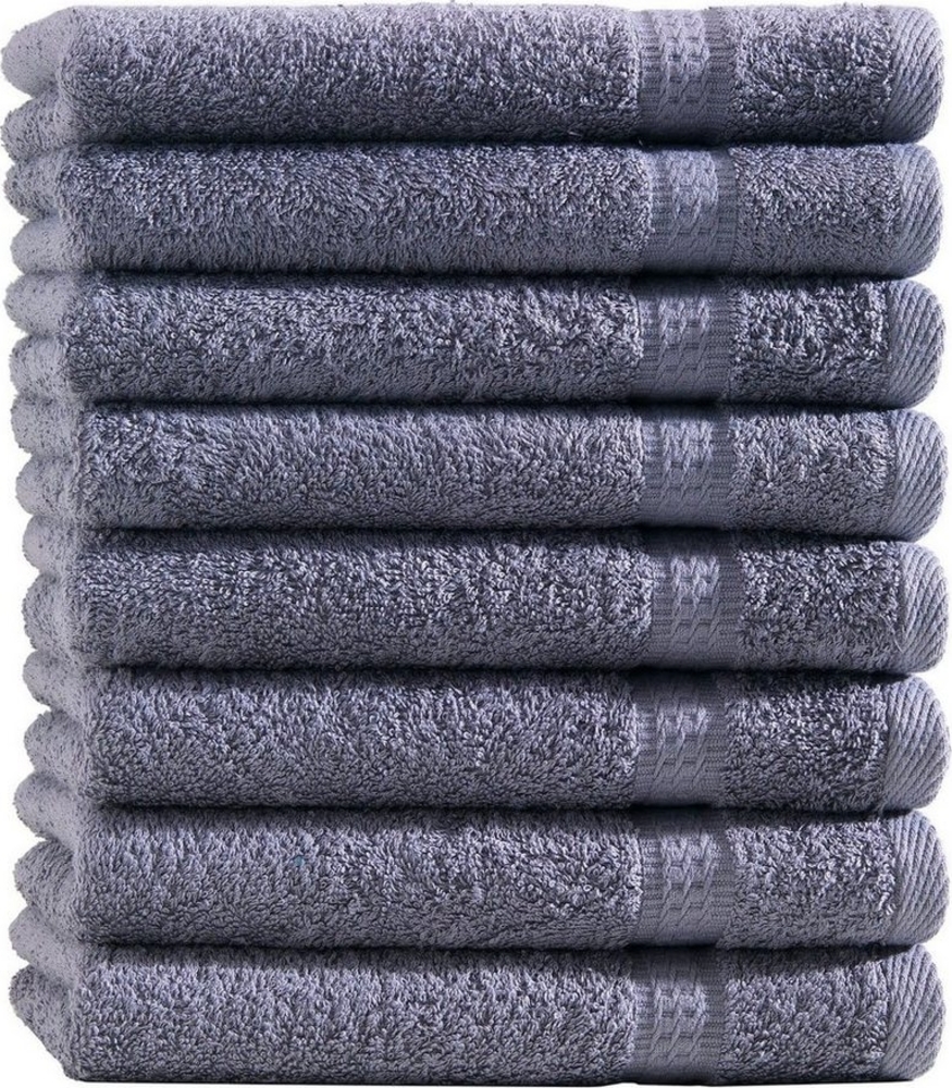 Hometex Premium Textiles Handtuch in Premium Qualität 500 g/m², Feinster Frottier-Stoff 100% Baumwolle, 8x Gästetuch, weich, saugfähig, extra schwer & flauschig - TEST BILD TOP MARKE 2025 Bild 1