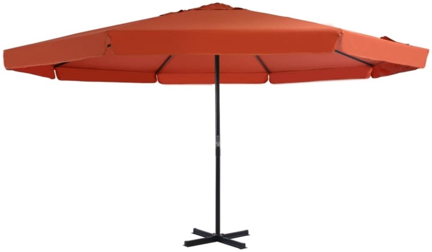 vidaXL Sonnenschirm Aluminium-Mast 500 cm Terrakotta-Rot 44477 Bild 1