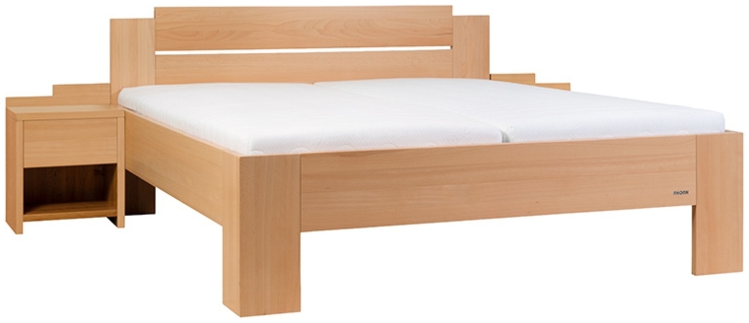 Doppelbett Gardo geölt aus Buche 200 x 220 cm Bild 1