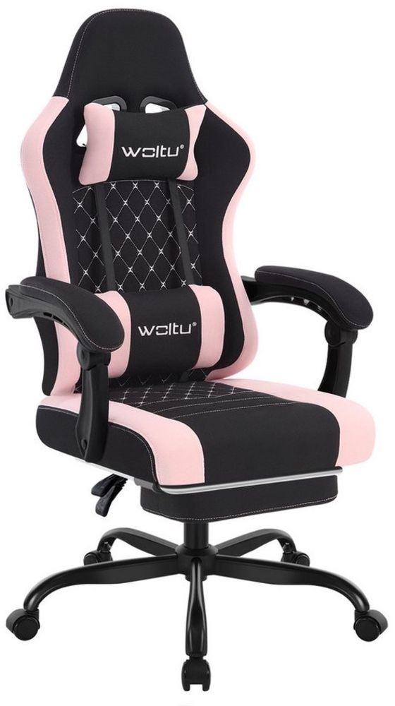 Woltu Gaming-Stuhl (1 St), mit Massagefunktion, ergonomisch, 150 kg, Netzstoff Bild 1