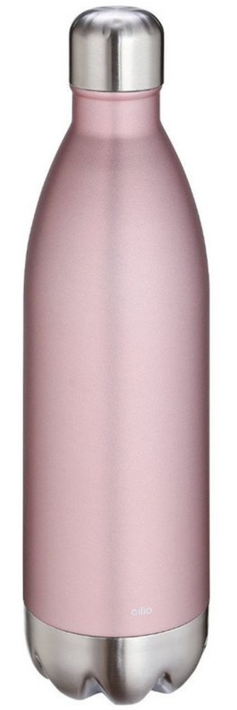 Cilio 'ELEGANTE' Isoliertrinkflasche, Edelstahl roségold, 1000 ml Bild 1
