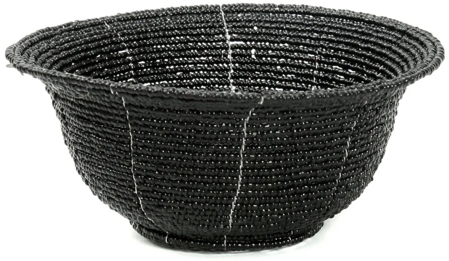 Die Beaded Schale Niedrig - Schwarz - S - Schwarz - 13x13x7cm Bild 1