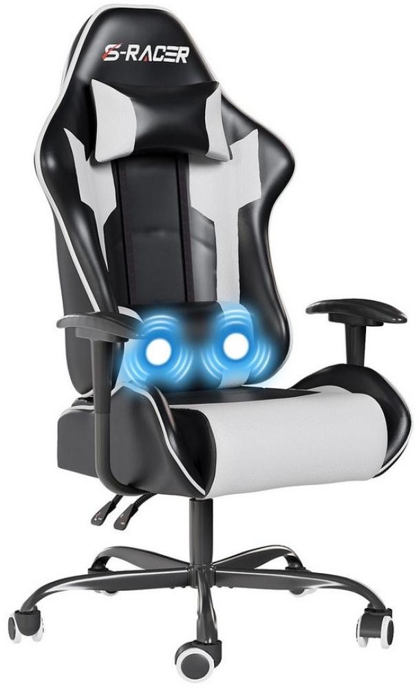 HOMALL Gaming Chair Gaming Stuhl hoher Rückenlehne PC Ergonomischer Rennstuhl mit (Set) Bild 1