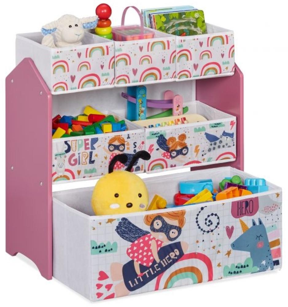 Kinderregal mit 6 Aufbewahrungsboxen 10037744 Bild 1