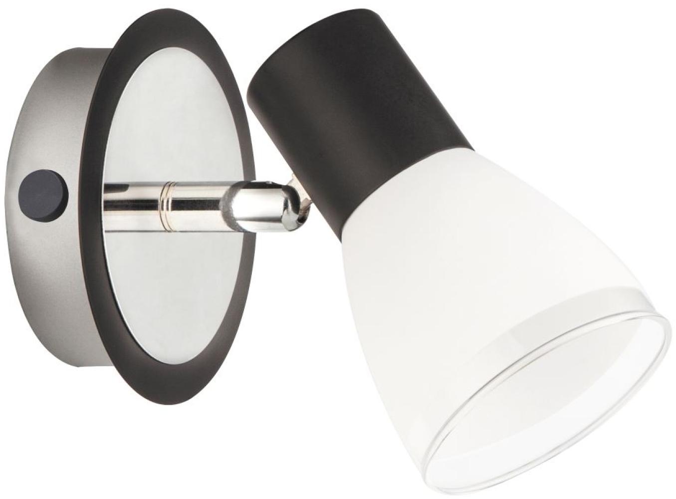 Rabalux Ati Wandspot 1x E14 schwarz, chrom Bild 1