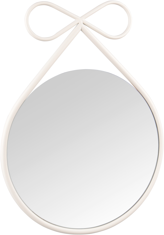 MIRRORS AND MORE 'Ribbo' Dekospiegel Metall, sand, 42,5x57 cm Bild 1