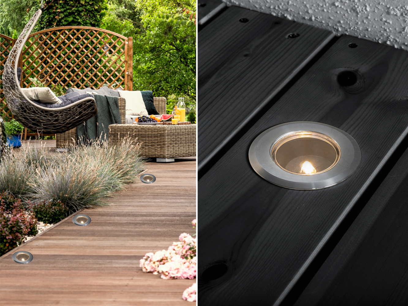 KONSTSMIDE No. 7479-000 Outdoor Mini LED G4 Boden Spot IP44 3er-Set inkl. Transformator Bild 1