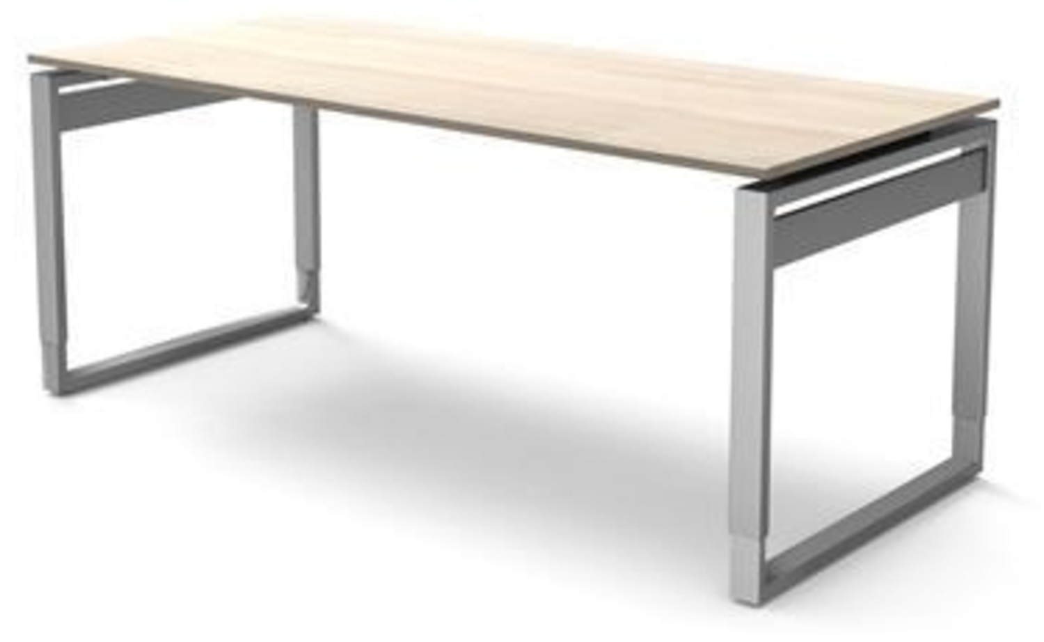 Kerkmann Schreibtisch 4032 Form 5 180x80x68-82 cm Bügel-Gestell höhenverstellbar Ahorn Bild 1