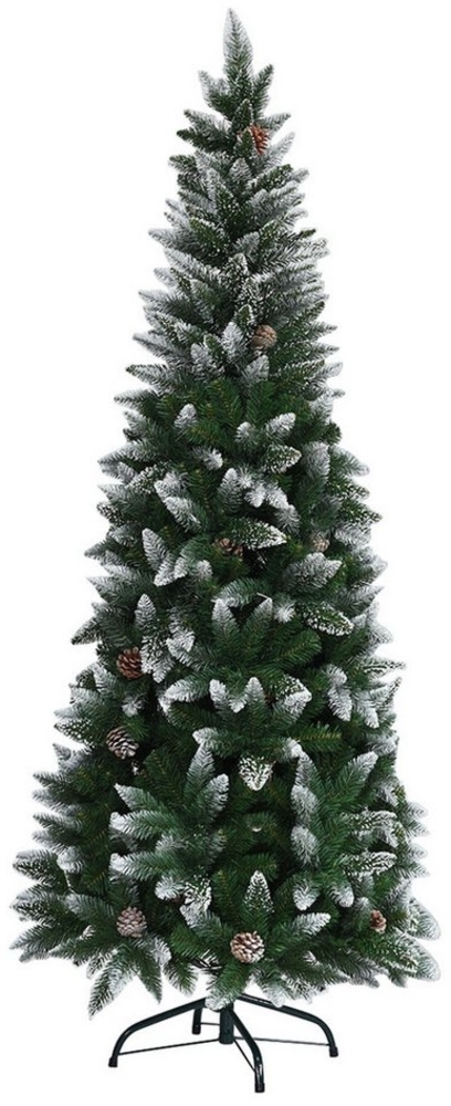 COSTWAY Künstlicher Weihnachtsbaum, 720 schneebedeckte Spitzen, PVC Nadeln Bild 1